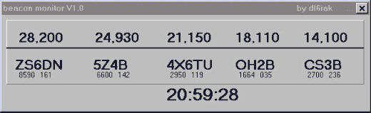 Simple Beacon Monitor